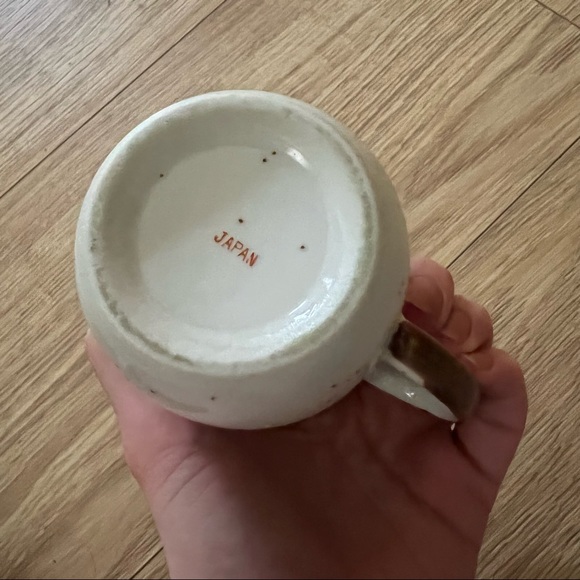 Dainty Floral Cottage Core Speckled Coffee Tea Mug - Picture 3 of 6